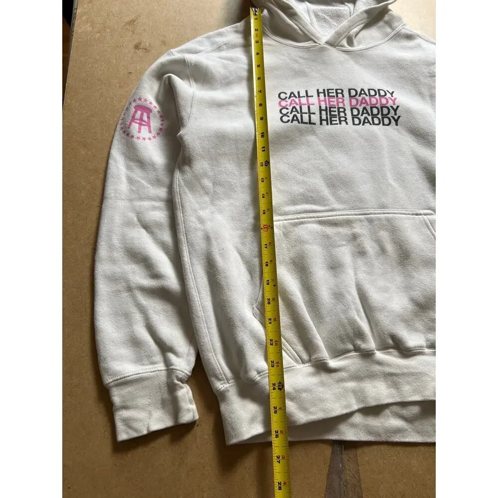 Barstool Sports Sweatshirt White Call Her Daddy UNWELL 2018 Medium
